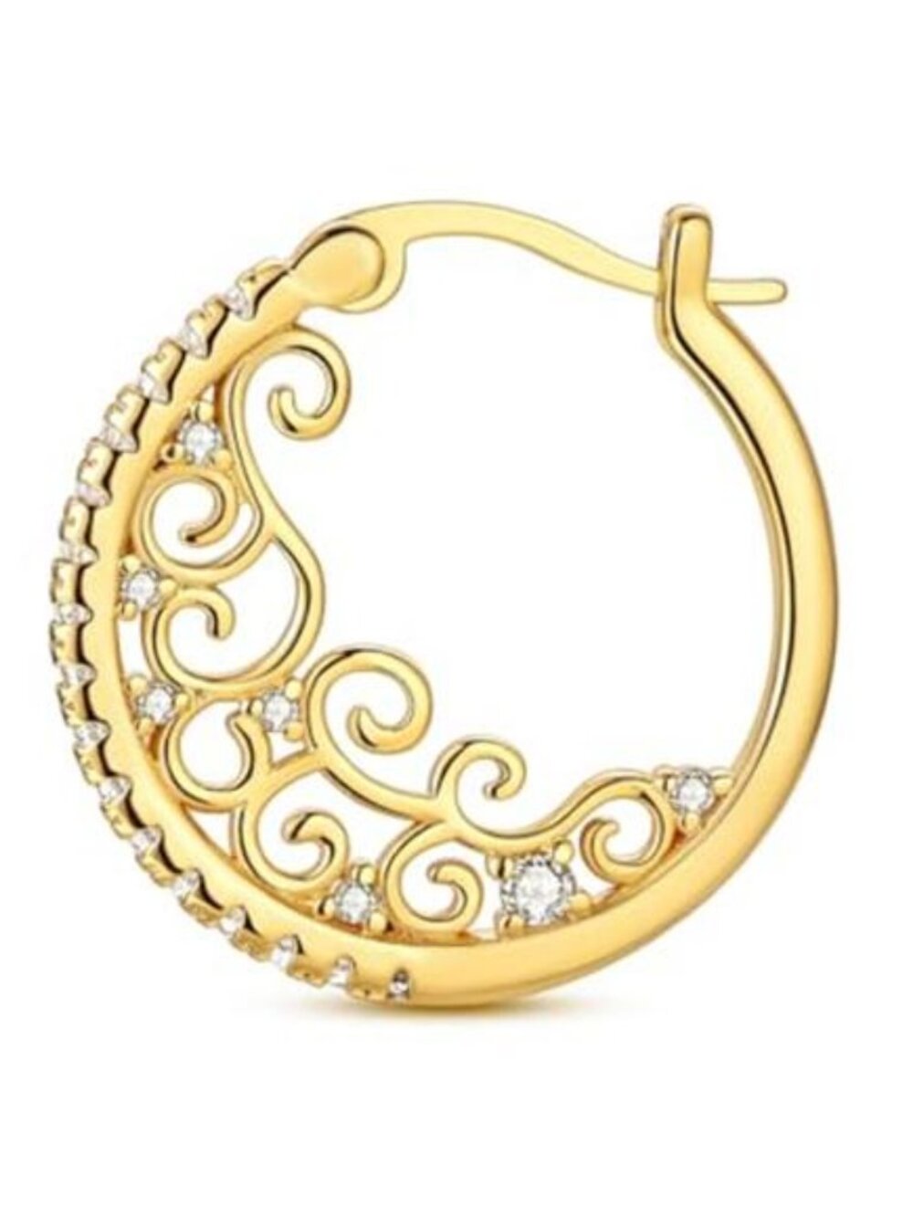 925 Sterling Silver Earrings Hoops for Women Ladies Simple Lightweight